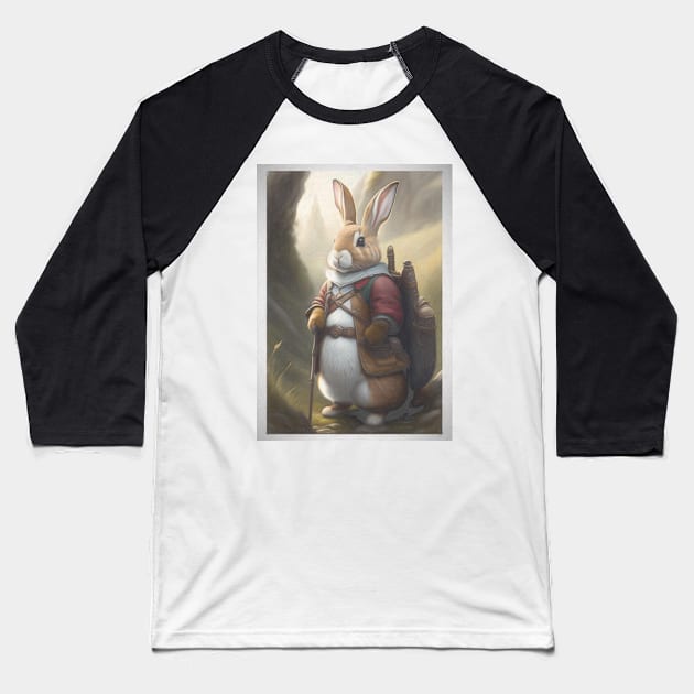 The Rabbit Explorer Baseball T-Shirt by NikkiBear67